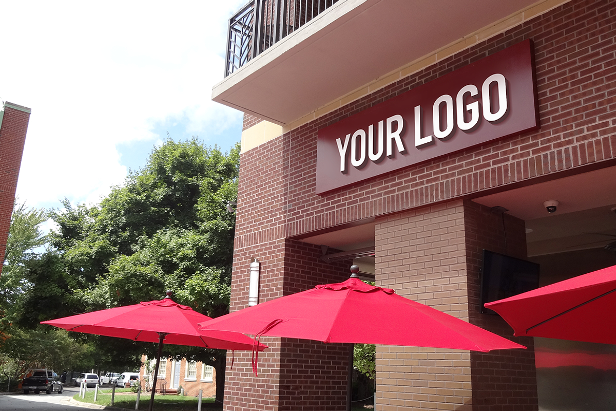 Store/Restaurant Logo Mockups, a Product Mockup by Creative Grenade (Photo 2 of 3)