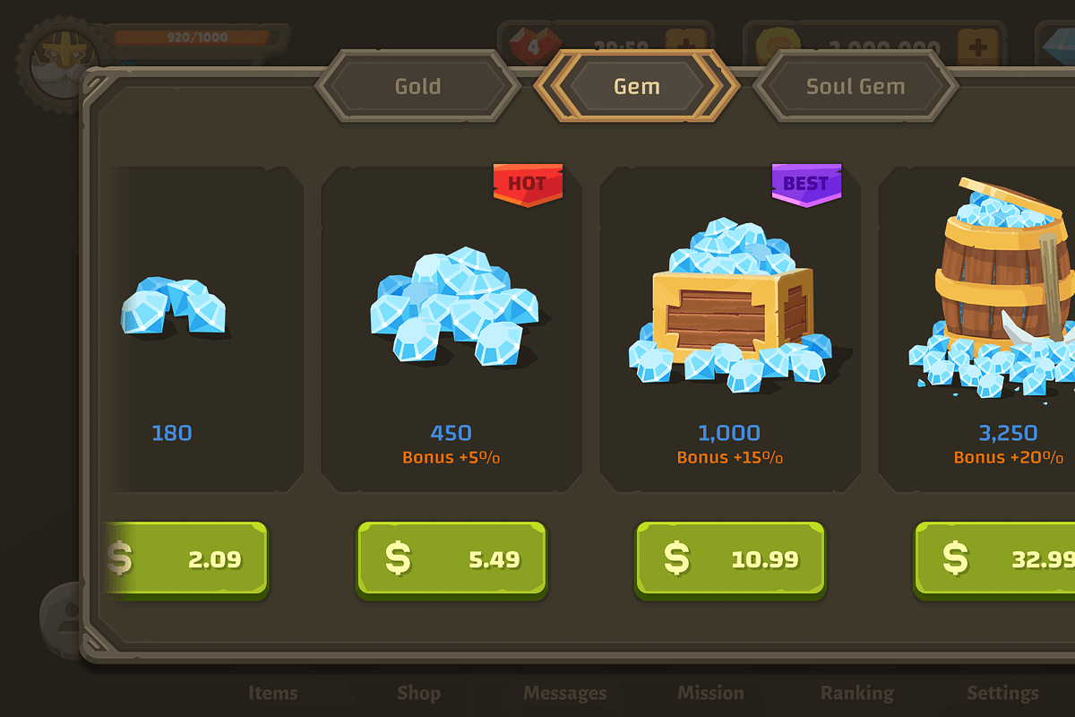 GUI - The Stone, an UI Kit Template by LAYERLAB (Photo 22 of 31)