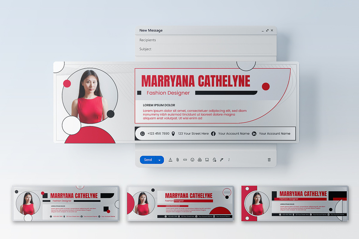Geometric Email Header, an Email Template by Artnivora.Std