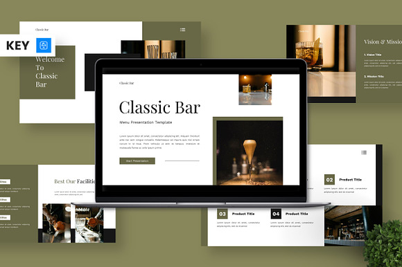 Classic Bar - Menu Keynote preview 7