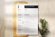 Resume Template, a Resume Template by HR Studio (Thumbnail 2 of 4)