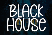 Black House | Script Font, a Script Font by Scratchones (Thumbnail 1 of 8)
