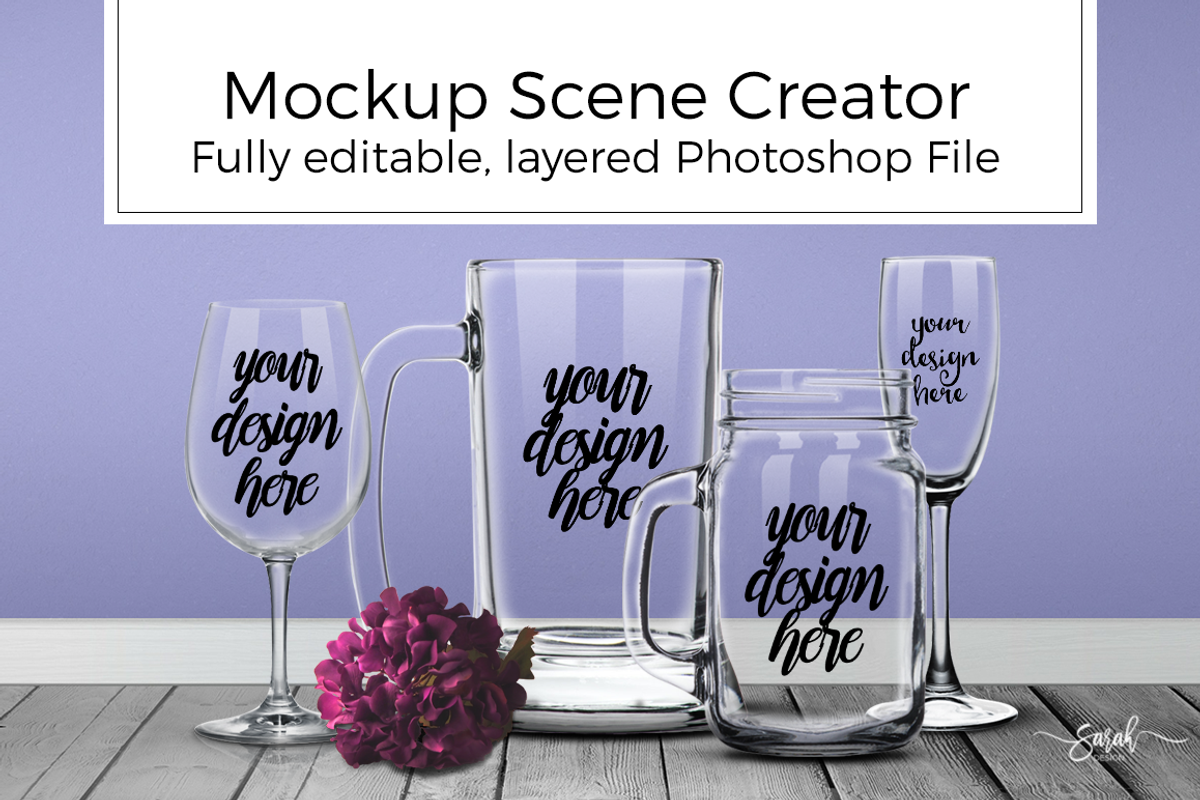 Styled Mockup Scene Creator Bundle, a Product Mockup by SarahDesign (Photo 1 of 8)