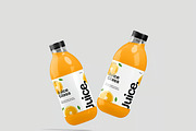 Glass Juice Bottle Mockup, a Packaging Mockup by renderstockmarket (Thumbnail 4 of 4)