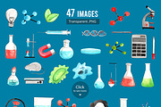 Science and scientific equipments, a Decorative Illustration by CreativeValuation (Thumbnail 5 of 14)
