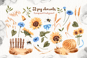 Watercolor Farm Little Animals set, an Animal Illustration by Alamella (Thumbnail 4 of 9)