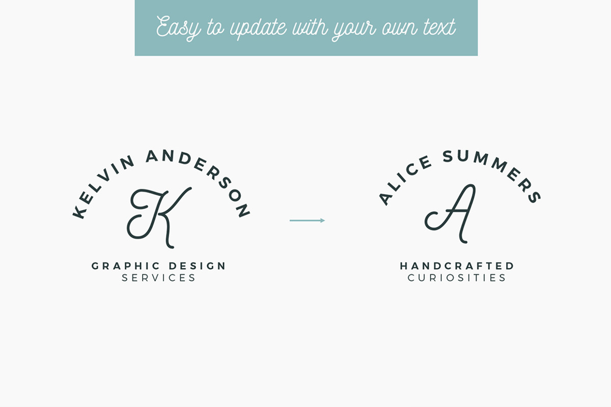 Logo & Branding Type Layouts Bundle, a Branding & Logo Template by Medialoot (Photo 4 of 8)
