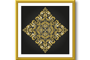 Damask Vector Oriental Pattern, a Decorative Illustration by FineArtStudio (Thumbnail 3 of 3)