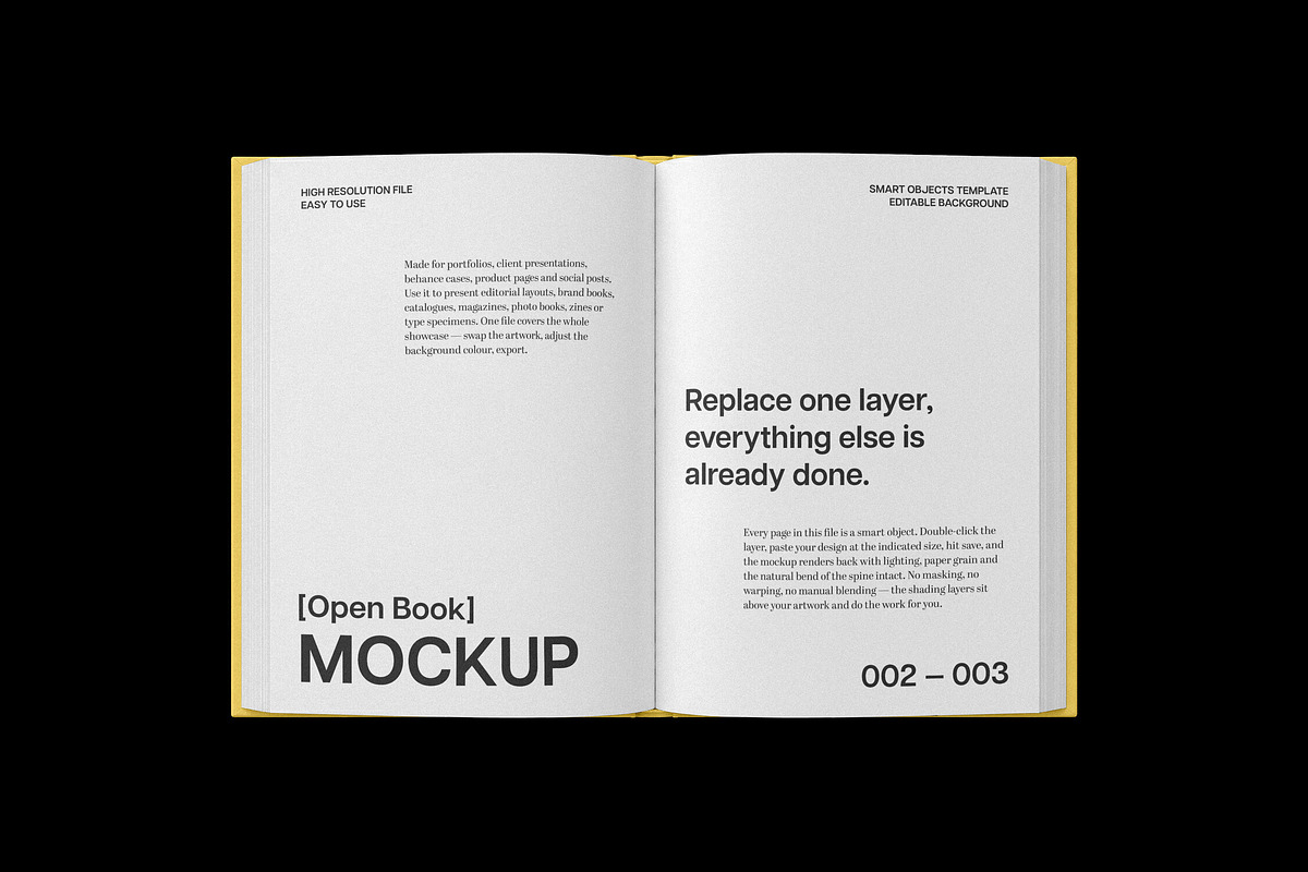 Opened Hardcover Book Mockup, a Books & Magazine Mockup by Design Squad (Photo 1 of 4)