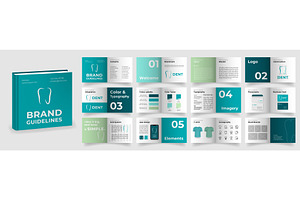 Brand Guidelines Template. Turquoise