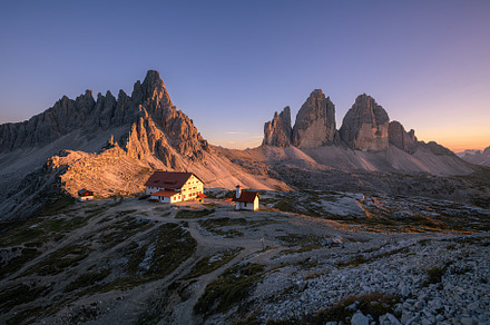 Building at Tre Cime di Lavaredo