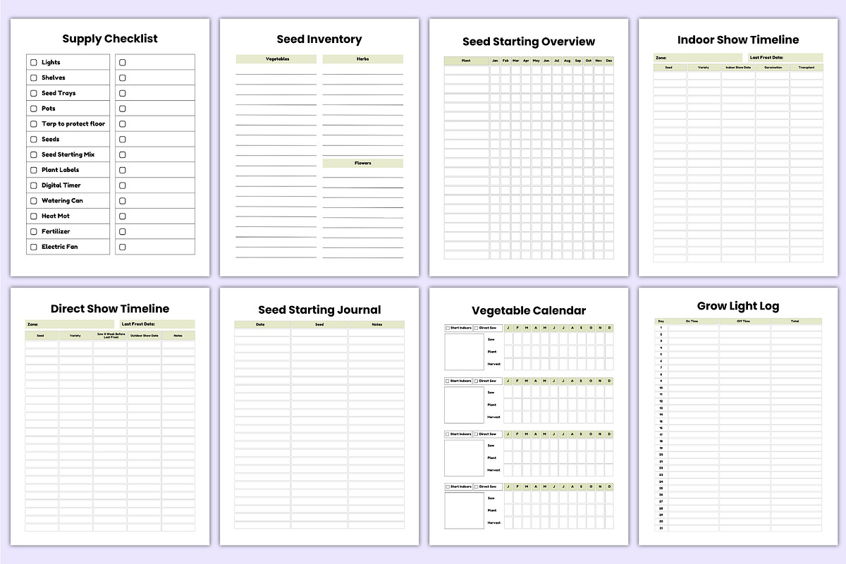 2025 Seed life Planner Canva Kdp, a Stationery Template by Mustafiz (Photo 5 of 7)
