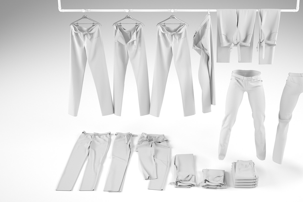 Jeans collection 3D model, a Characters & Person 3D Model by mrGarret (Photo 3 of 19)