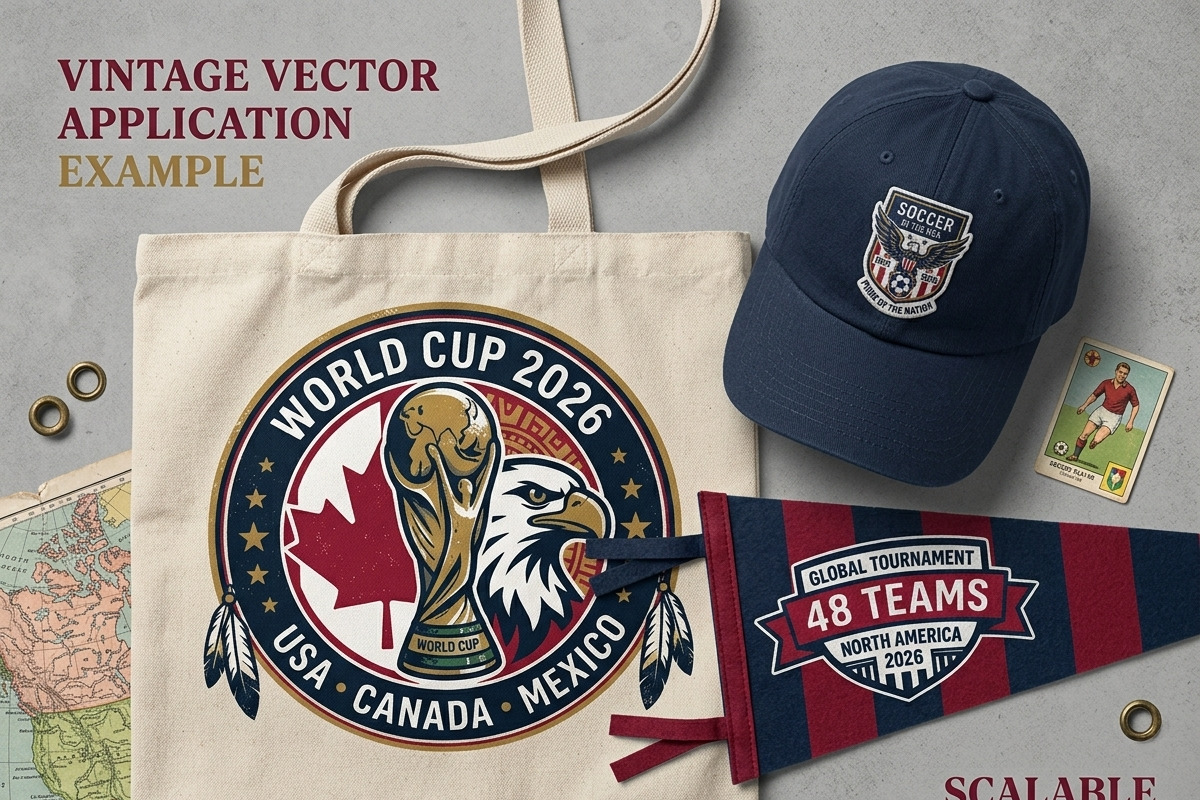 World Cup 2026 Soccer Badge EPS Set, an Object Graphic by NH graphic (Photo 4 of 4)