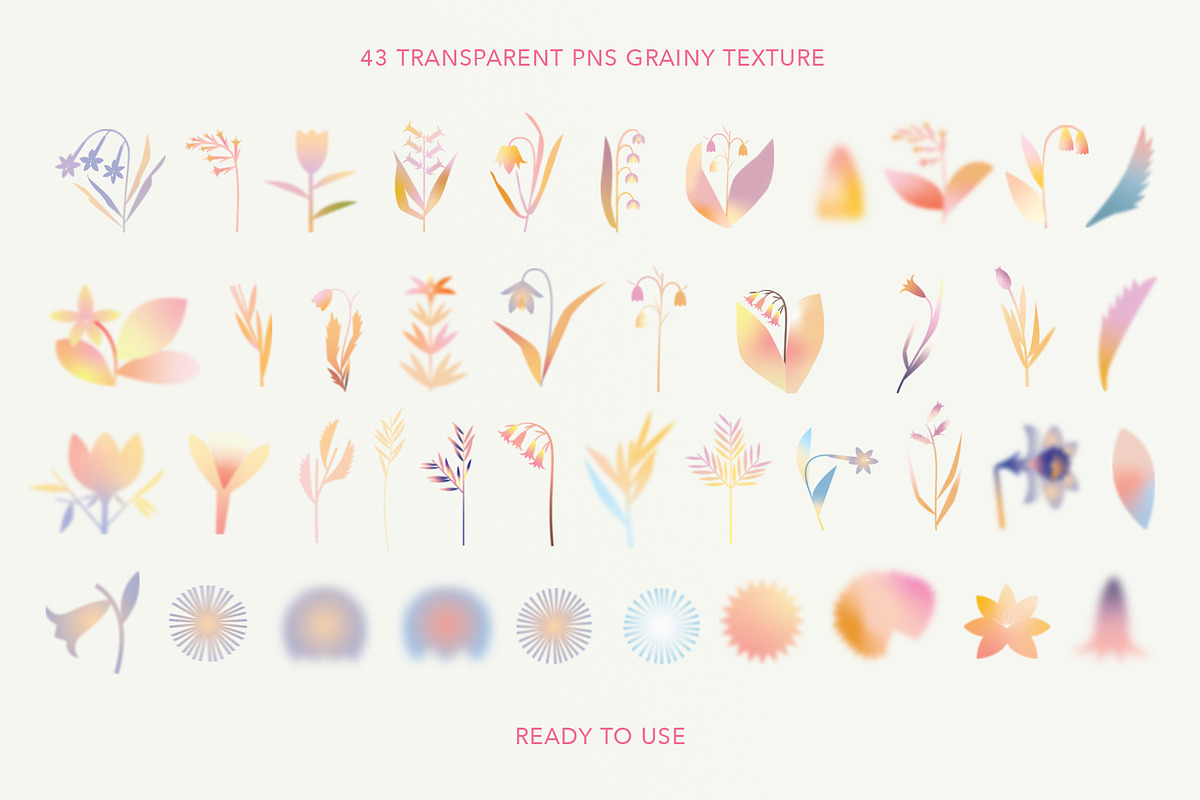 Flower Breeze-Gradient Set, a Background Graphic by Mii Lab (Photo 7 of 12)
