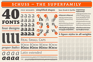 10 Fonts Schuss Slab Pro