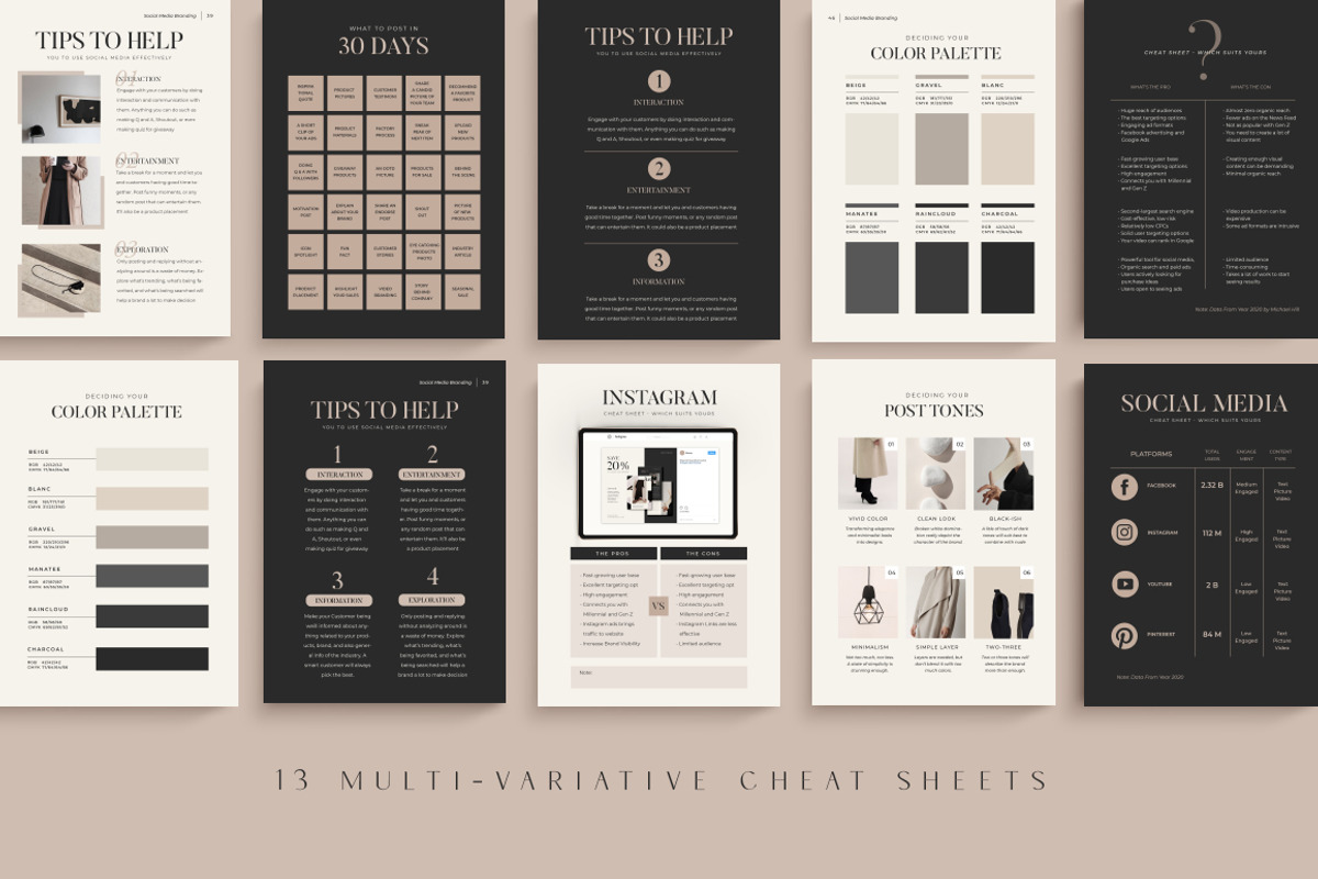 6 in 1 Bundle Coach Creator CANVA PS, a Magazine Template by Eviory (Photo 24 of 106)
