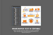 18 Modern Honey Logos Templates, a Branding & Logo Template by Art Design (Thumbnail 10 of 11)