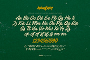 Bruttery - Gritty Script Font, a Script Font by ikiiko (Thumbnail 6 of 7)