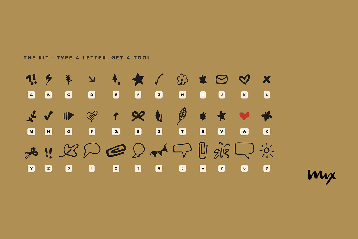 Mix Accomplice - A Ransom Note Duo, a Handwritten Font by Mix Fonts (Photo 11 of 13)