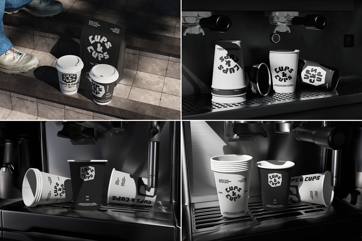 50+ Coffee Cup Mockups, a Mockup by Vitora Mockup (Photo 7 of 15)
