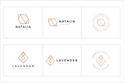 300 Geometric Premade Logo Bundle, a Branding & Logo Template by XpertgraphicD (Thumbnail 33 of 63)
