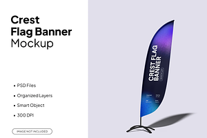 Flag Mockup, an Advertising Mockup by graphicsauce