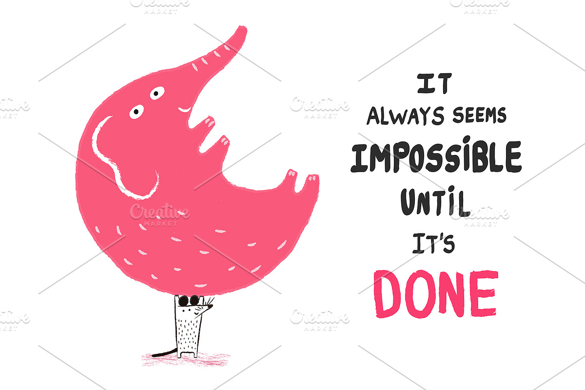 Anything is possible!, an Animal Illustration by Irene Loal