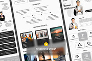 Roman - Student Portfolio Landing, a Landing Page Template by productype1 (Thumbnail 3 of 5)