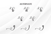 Overlay | Script Font, a Handwritten Font by Scratchones (Thumbnail 8 of 9)