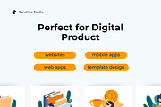 Education Illustration Pack, an UI Kit Template by Suntype | Sunshine Std (Thumbnail 6 of 9)