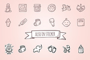 Baby Shower - Hand Drawn Icons, an Icon by Good Stuff No Nonsense (Thumbnail 7 of 7)