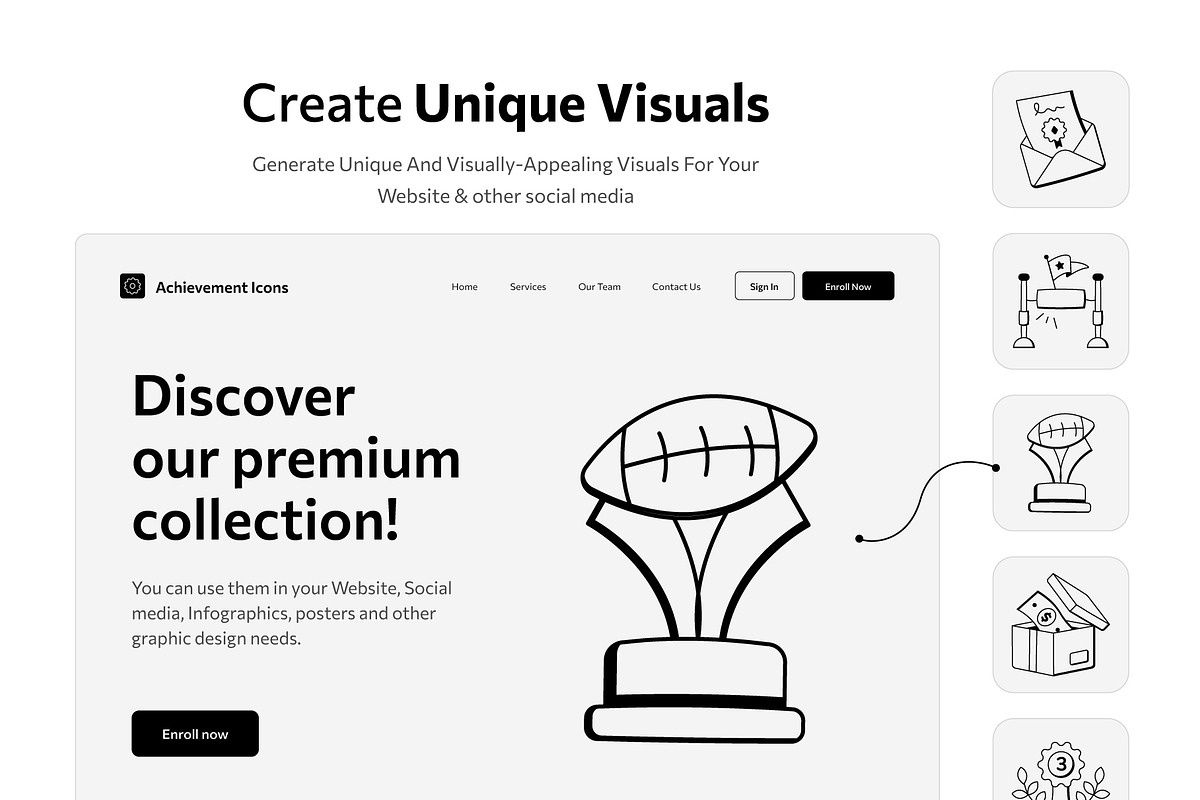 Achievement Animated Icon Set, an Outline Icon by Prosymbols (Photo 3 of 4)