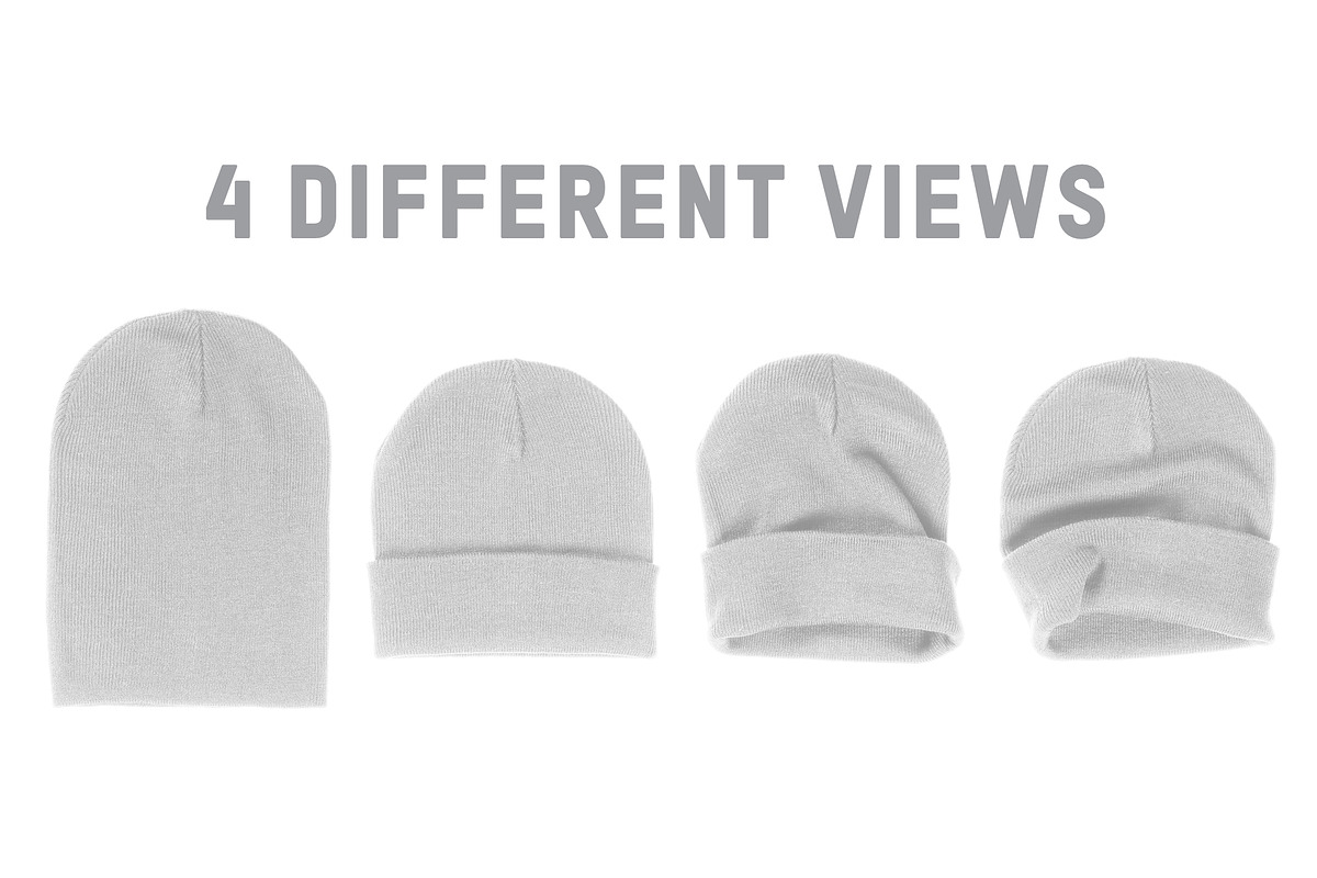 AS Colour 1107 Cuff Beanie Mockups, a Shirt Mockup by Pixel Sauce™ (Photo 5 of 5)