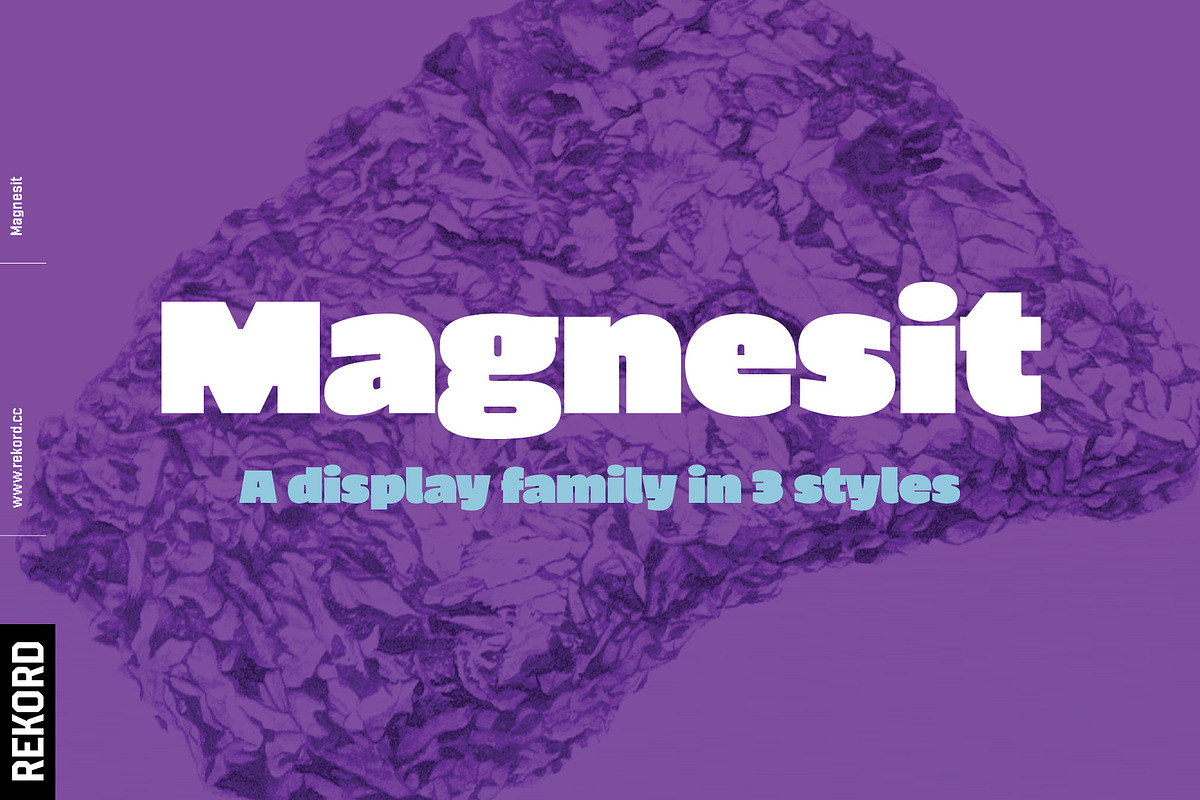 Magnesit: Ultra Bold Fonts, a Sans Serif Font by REKORD (Photo 1 of 14)