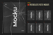 Broken Glass Textures & Mockups, a Texture Graphic by Mocku (Thumbnail 3 of 16)