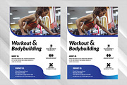 Workout and Bodybuilding Flyer, a Flyer Template by PenciGraphics (Thumbnail 1 of 2)