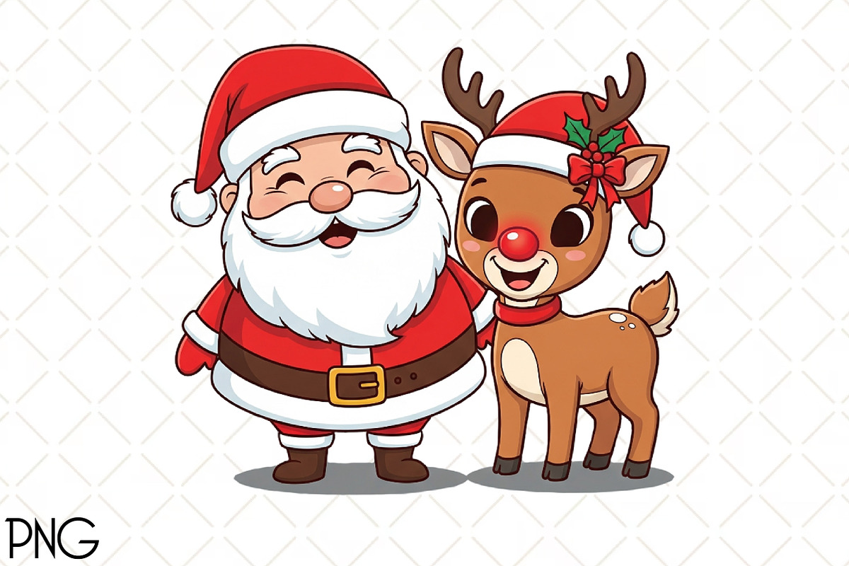 Quirky Christmas PNG, an Illustration by Black Bird Studio (Photo 1 of 4)