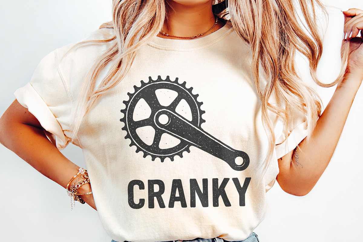 Cranky PNG, Funny Cycling Shirt, an Illustration by SharpMarketplace (Photo 3 of 9)