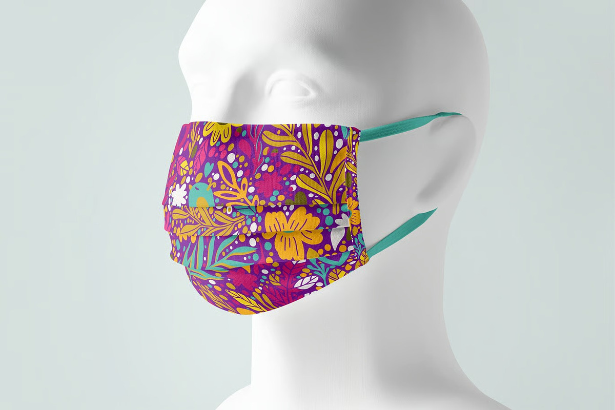 Face Mask Mock-up, a Mask Mockup by zippypixelstudio (Photo 12 of 16)