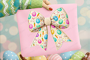 Yarn Crochet Easter Coquette Bow PNG, an Illustration by Dream Creation (Thumbnail 4 of 4)