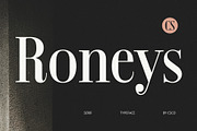Roneys – Classic Font, a Serif Font by Craft Supply Co. (Thumbnail 1 of 8)