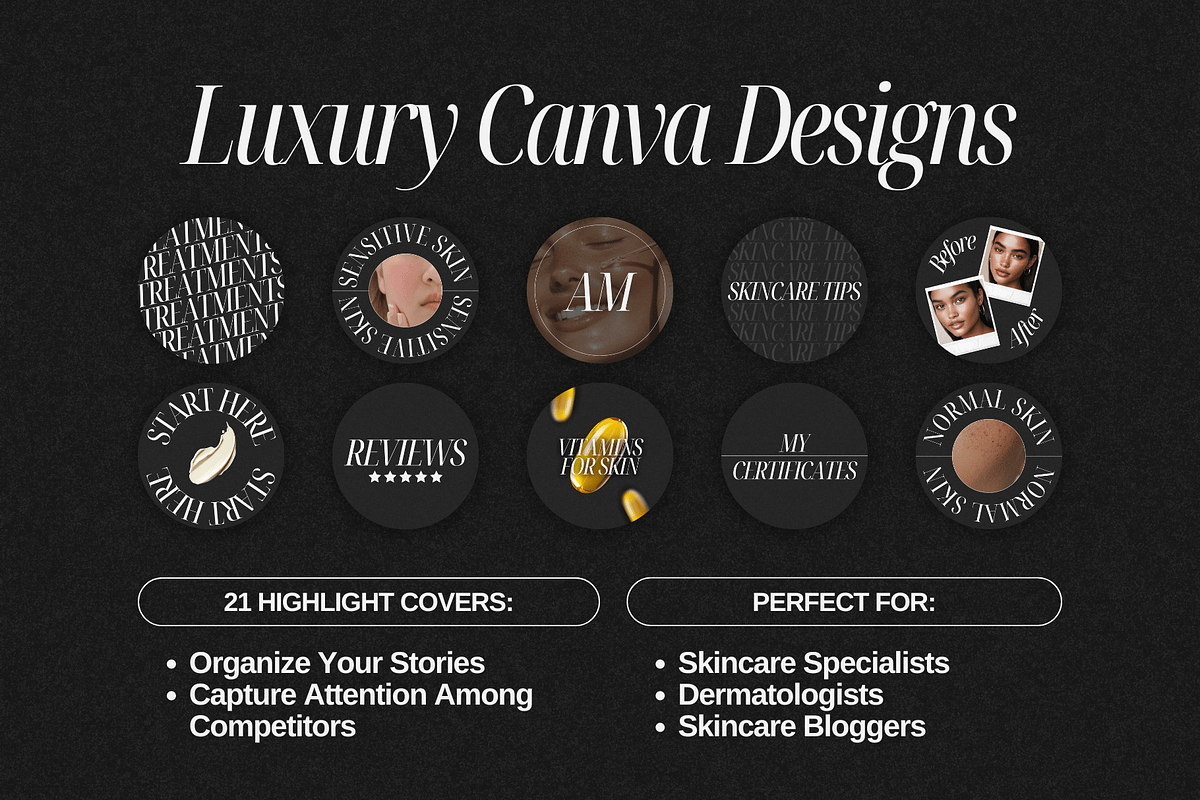 Beauty Instagram Highlights Covers, a Social Media Template by Xenié Creative (Photo 2 of 5)