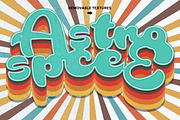70s Text Effects for Photoshop, a Layer Style Add-On by Graphicdome (Thumbnail 7 of 17)