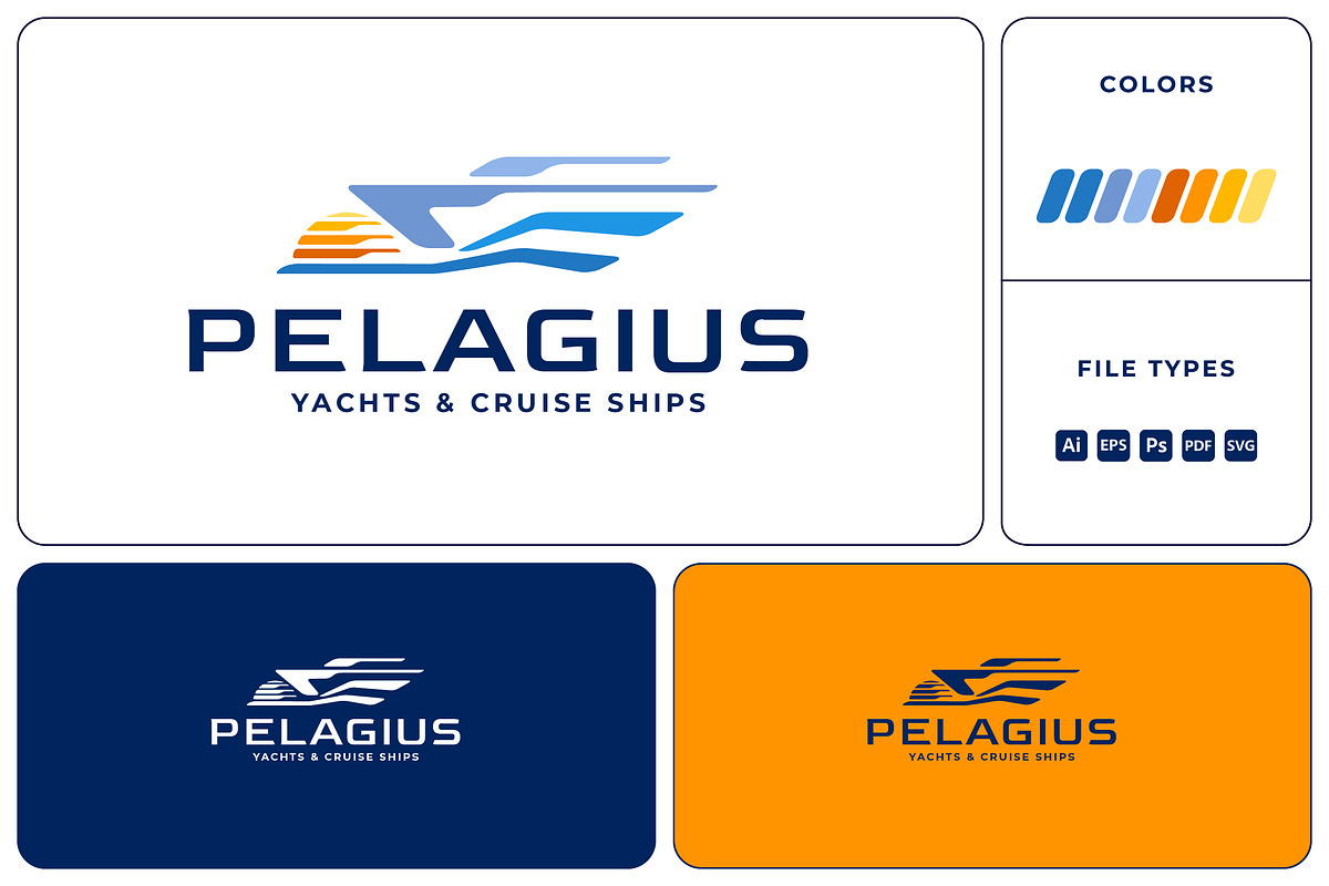 Modern Yacht Chartering Logo, a Branding & Logo Template by Suhandi (Photo 1 of 4)