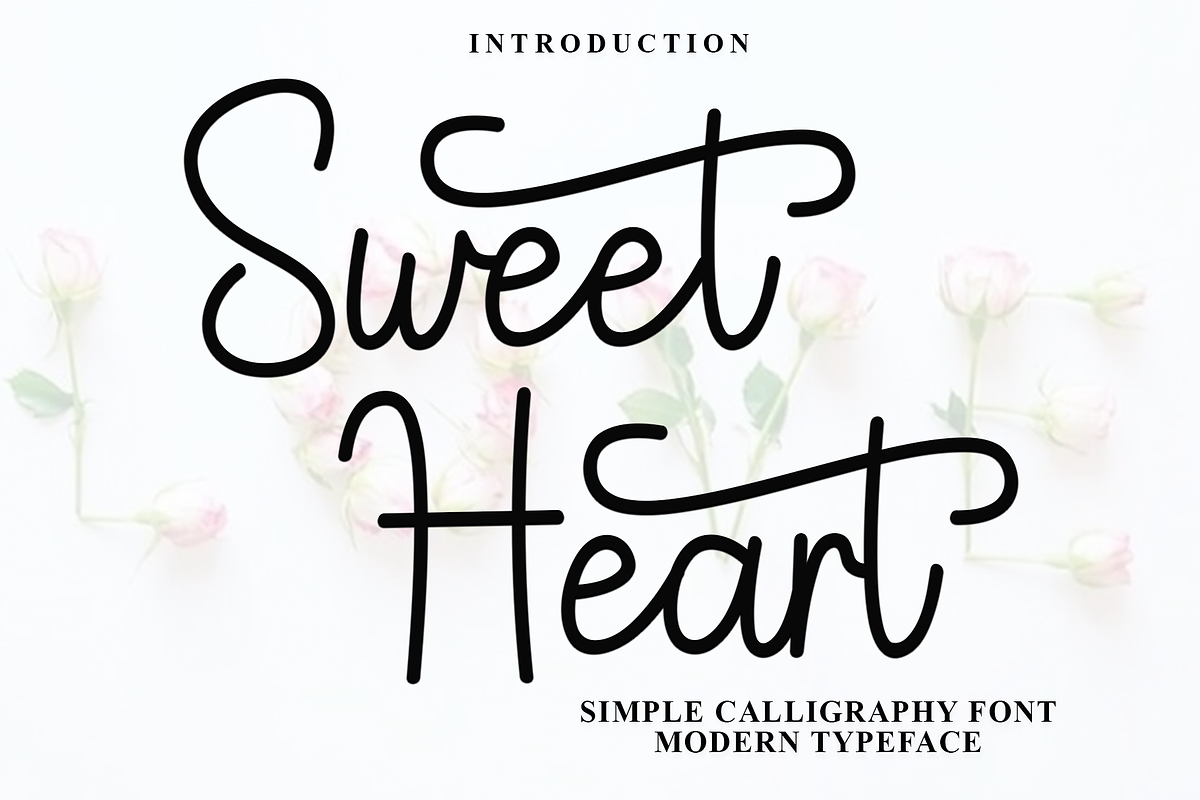 Sweet Heart, a Script Font by InermediaSTUDIO (Photo 1 of 8)
