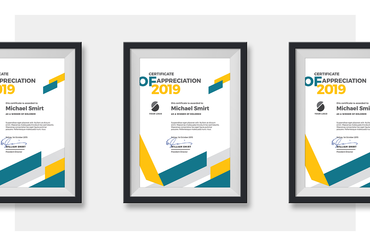 Abstract Certificates, a Stationery Template by silukEight (Photo 5 of 6)