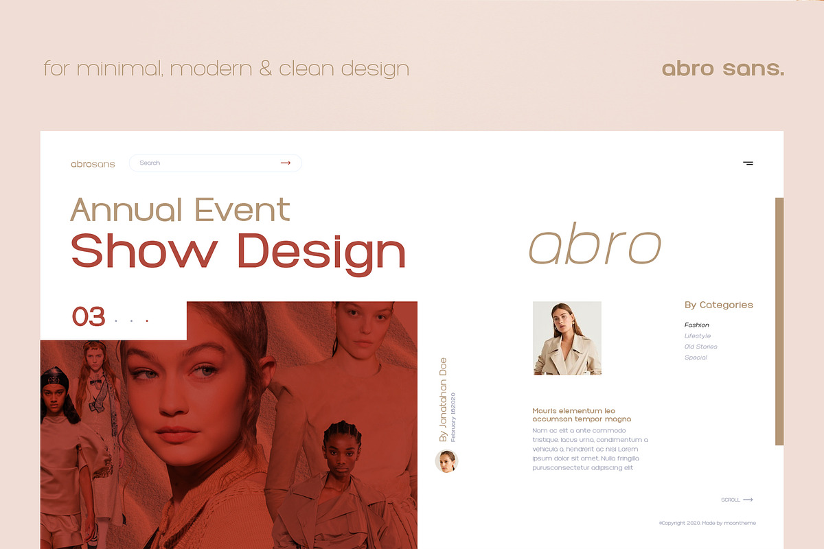 Abro Sans Modern Font Family 60% OFF, a Sans Serif Font by afahmy (Photo 3 of 8)