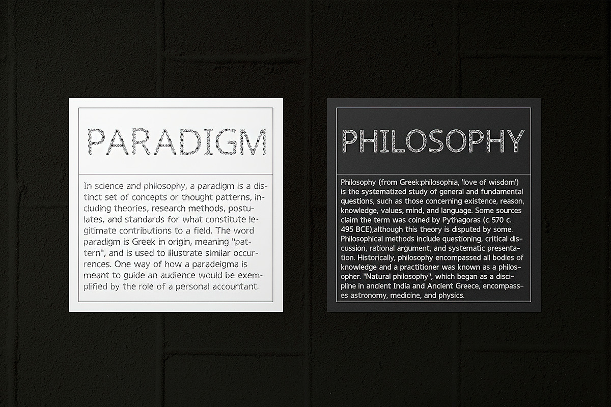 DEPRETO - pair of spider web font, a Sans Serif Font by CHIMERA (Photo 7 of 11)