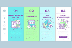 Cleaning Service Booking Web Pages